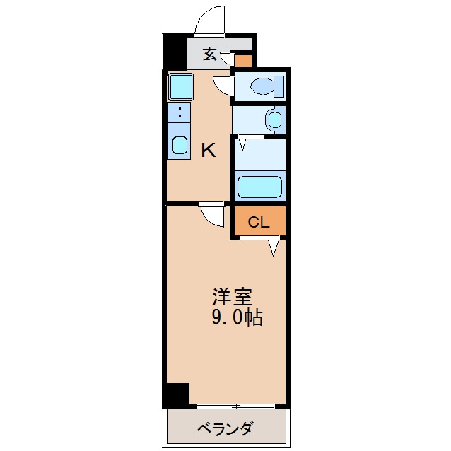 サンパティーク東片端の物件間取画像