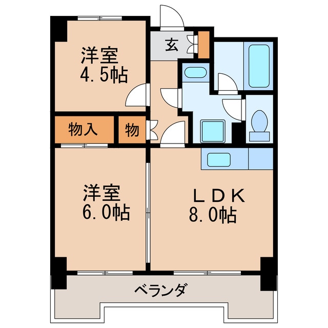 リアライズ栄の物件間取画像