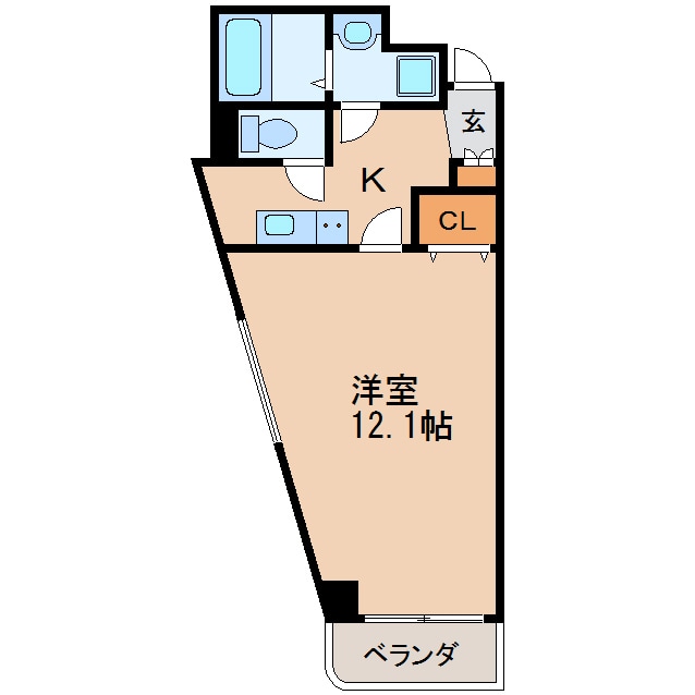 シティパーク矢場の物件間取画像