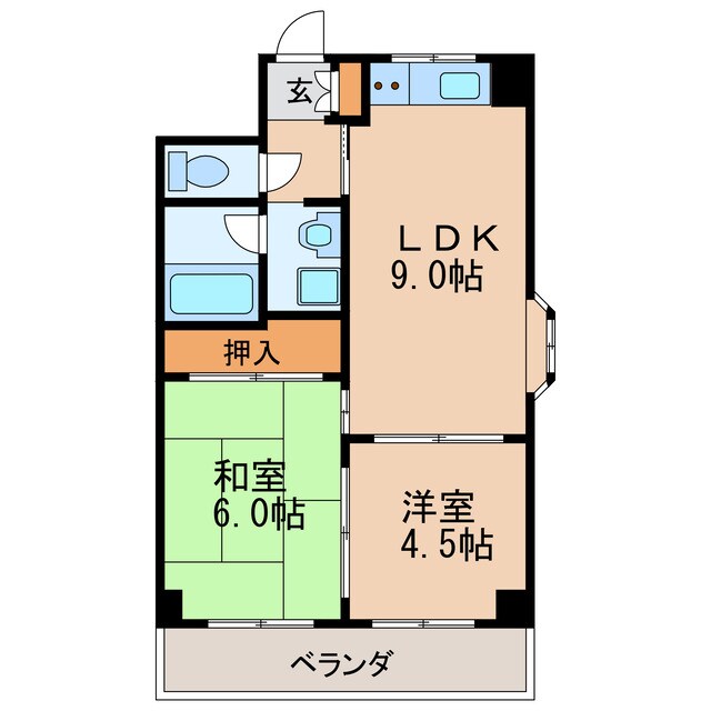 ハウスアベニューの物件間取画像