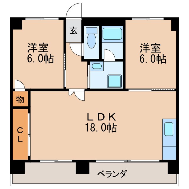 三洋ビルの物件間取画像