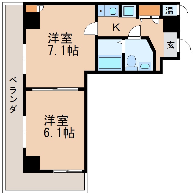 La Douceur新栄の物件間取画像