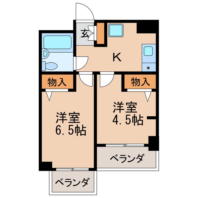 ラフィネ新栄の物件間取画像