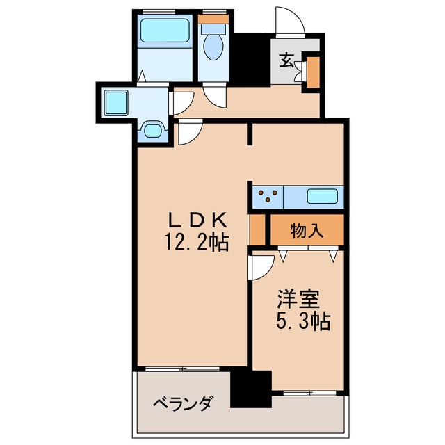 ナビシティ徳川Ⅰの物件間取画像