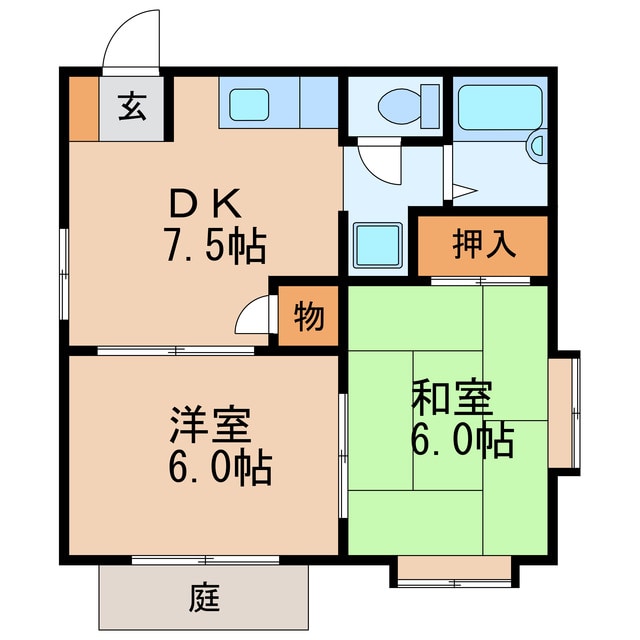 ブルーメゾン白壁の物件間取画像