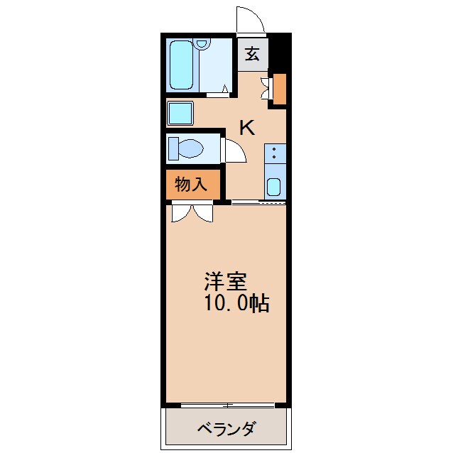 アビターレ筒井の物件間取画像