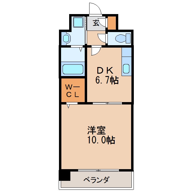 オレンジスクエアの物件間取画像