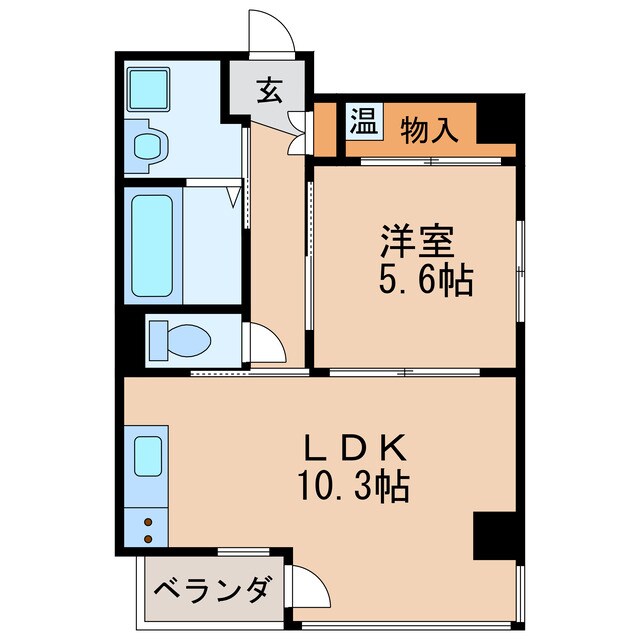 伏見駅 徒歩1分 4階の物件間取画像