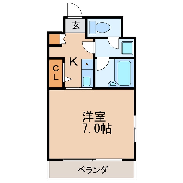 グランデ瓦町の物件間取画像