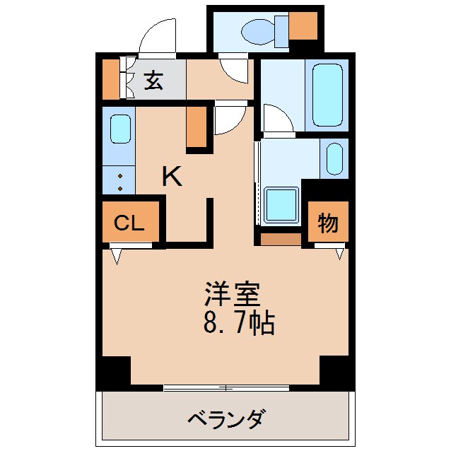 CASSIA車道の物件間取画像