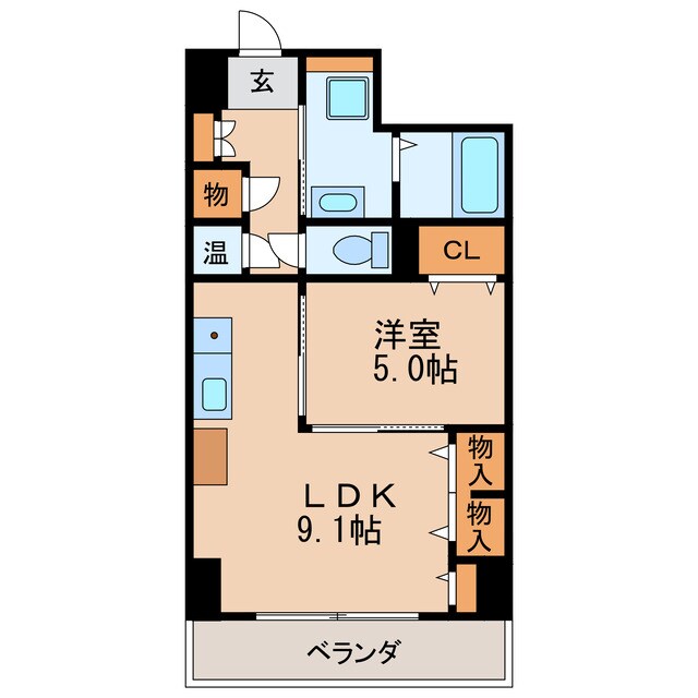 プレステージ千種の物件間取画像