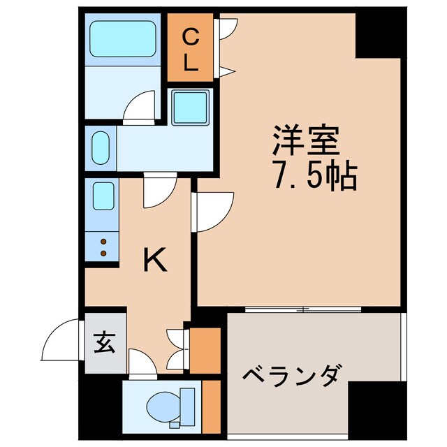 APEX名古屋栄Premier Lifeの物件間取画像