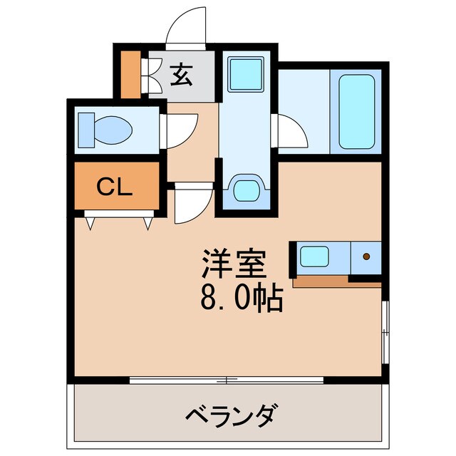 ラシュレ筒井の物件間取画像