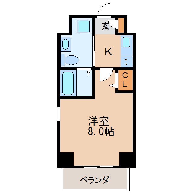 エステムプラザ名古屋・栄プレミアムの物件間取画像