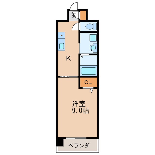 矢場町駅 徒歩6分 6階の物件間取画像