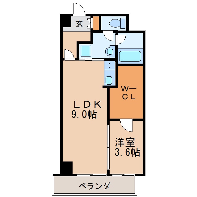 Conde葵一丁目の物件間取画像