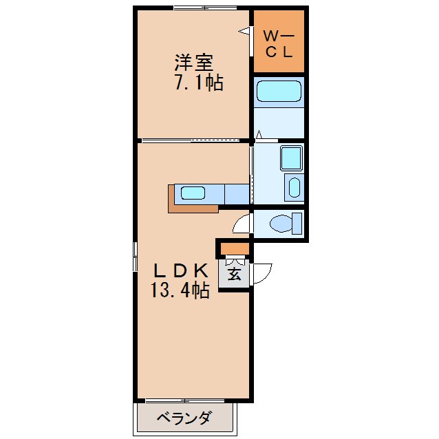 Verite栄の物件間取画像