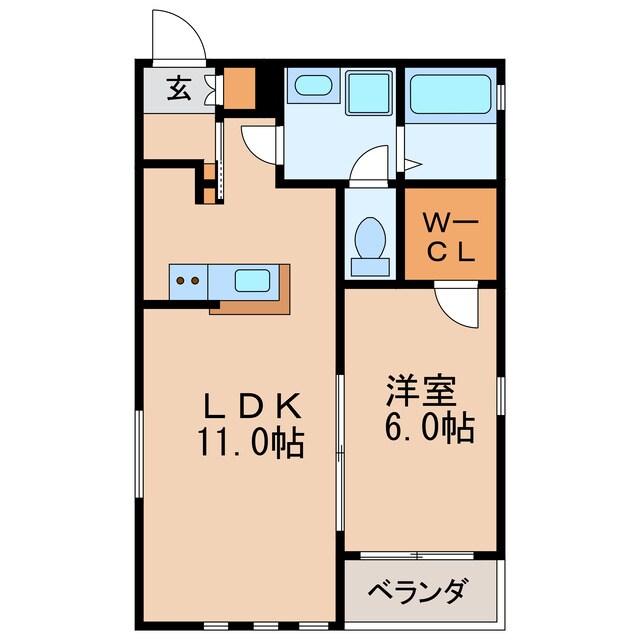 Prendre筒井の物件間取画像