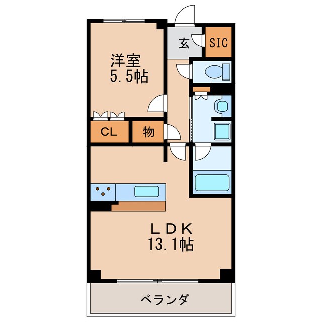 グランマスト白壁二丁目の物件間取画像