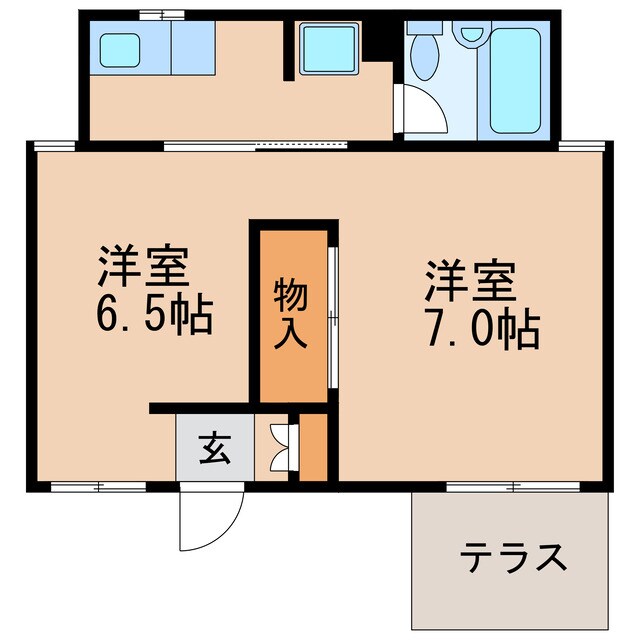 コーポ明和の物件間取画像