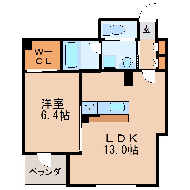 ルーエ錦の物件間取画像