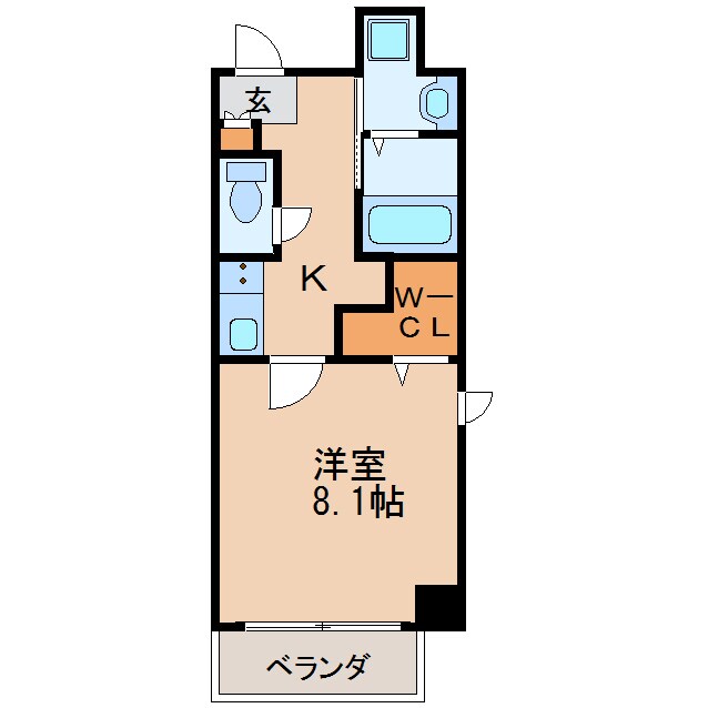 シャルマン新栄の物件間取画像