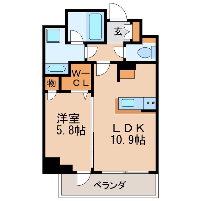 RESIDENCE丸の内七間町の物件間取画像