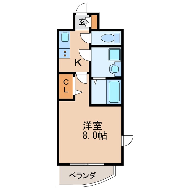 プレサンス栄モードの物件間取画像