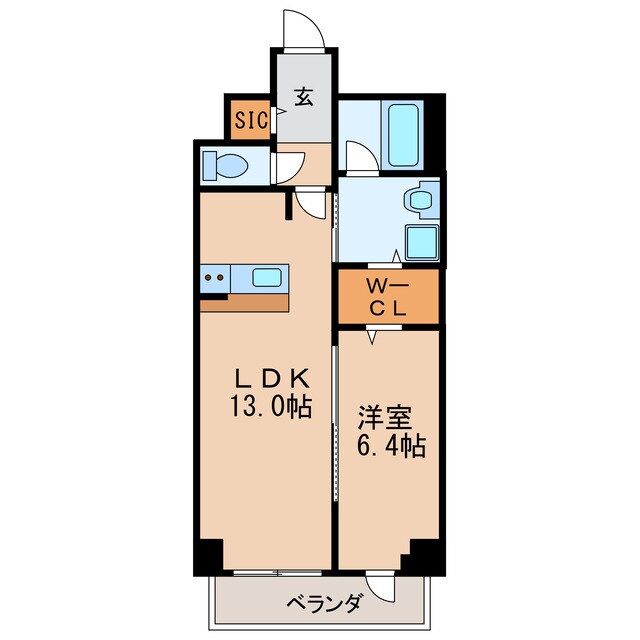 グランルクレ新栄ウエストの物件間取画像