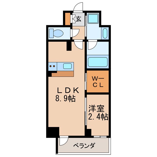 ハーモニーレジデンス名古屋イーストの物件間取画像