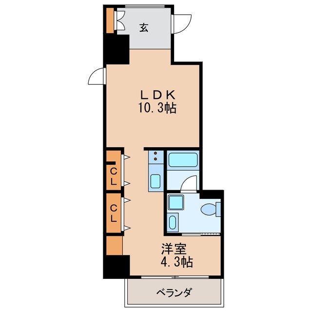 NS ZEAL泉の物件間取画像