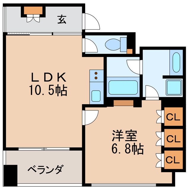 久屋大通駅 徒歩4分 10階の物件間取画像