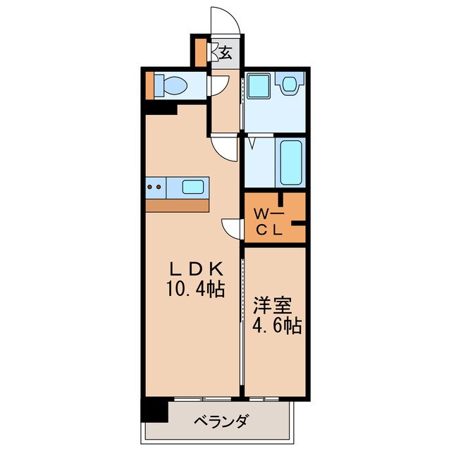 プレサンス久屋大通セントラルパークの物件間取画像