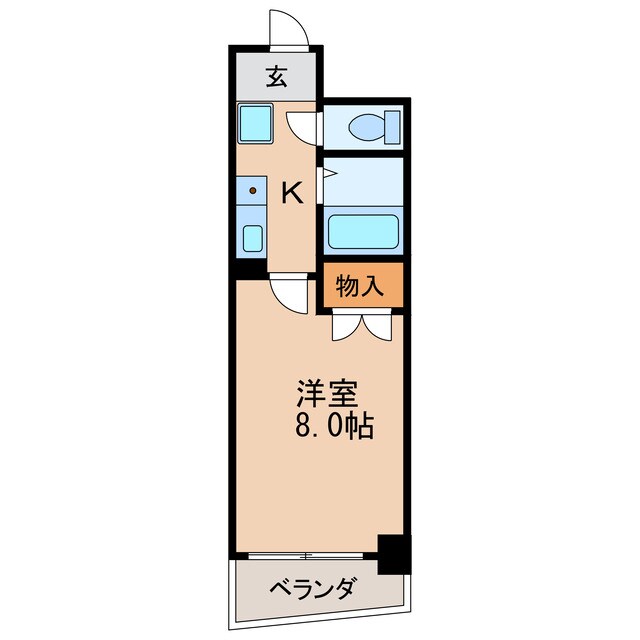 ケーエム泉の物件間取画像