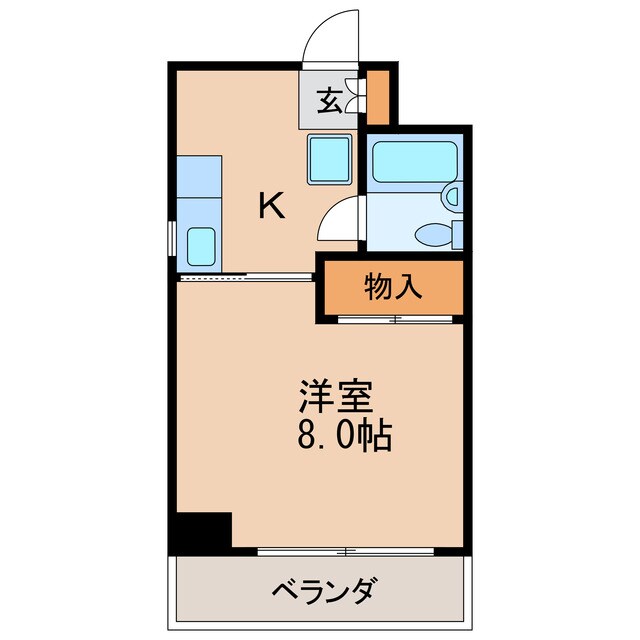 宮地ハイツの物件間取画像