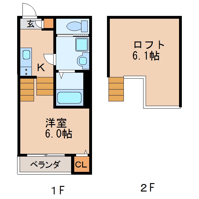 ウエストゼロの物件間取画像