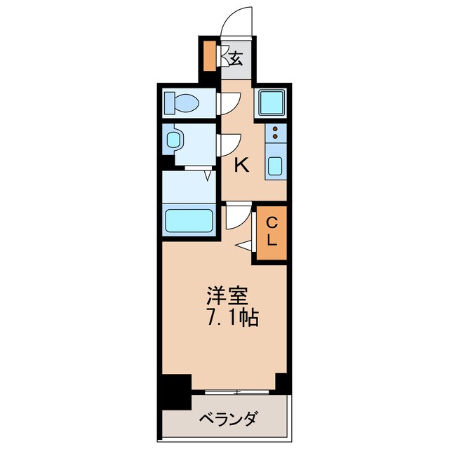 プレサンス桜通ベルノの物件間取画像