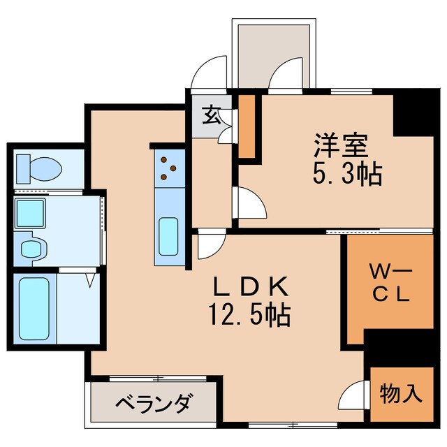 伏見駅 徒歩5分 9階の物件間取画像