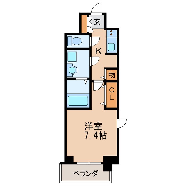 S-RESIDENCE葵Ⅱの物件間取画像