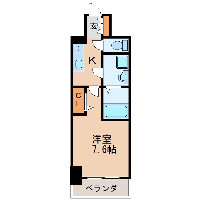 エスリード葵桜通りの物件間取画像