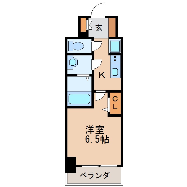 プレサンスTHE新栄の物件間取画像