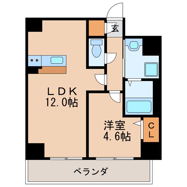 プレミアム大須の物件間取画像