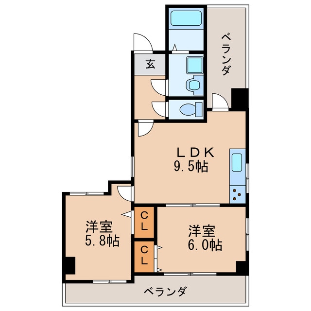 財形第2丸の内マンションの物件間取画像