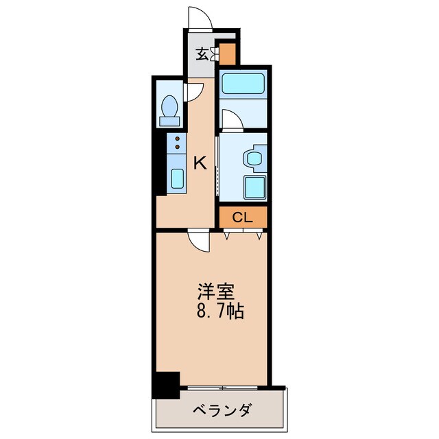 パークゲート栄白川の物件間取画像