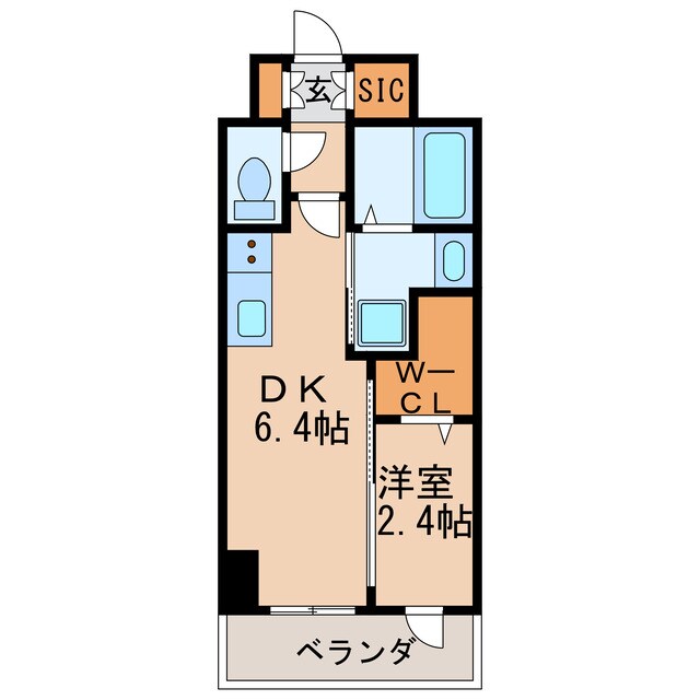 千種駅 徒歩5分 10階の物件間取画像