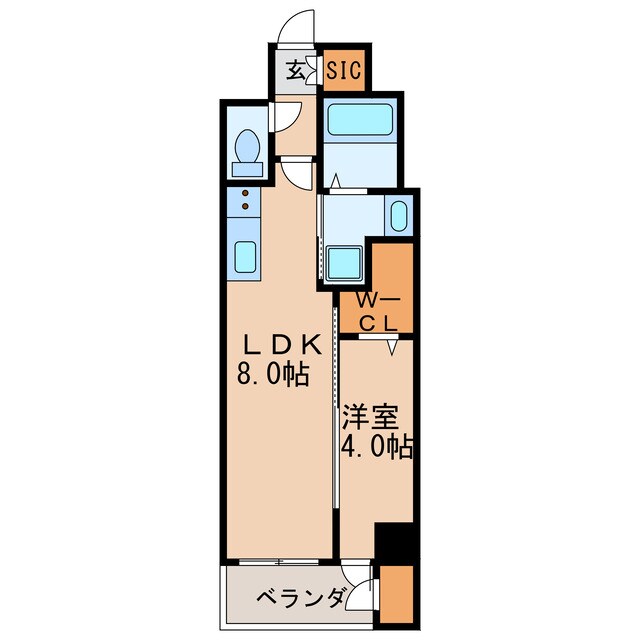 エステムコート名古屋葵の物件間取画像