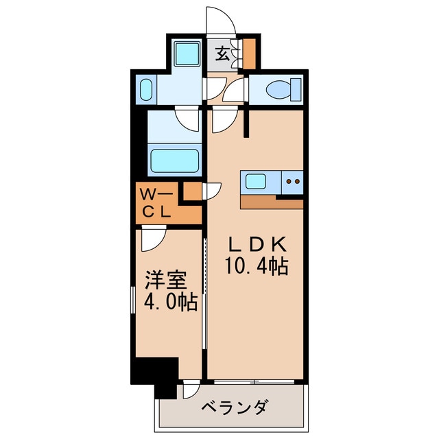 プレサンス ロジェ 車道駅前SOUTHの物件間取画像