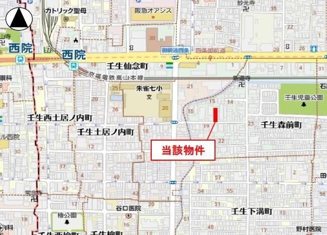 キンブリッジ壬生西院駅前の物件外観写真