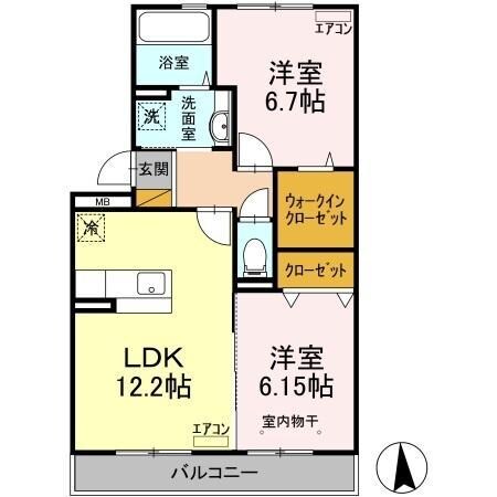 五井駅 バス12分  山田橋下車：停歩3分 3階の物件間取画像