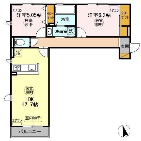 RESOCALM(リゾカルム)の物件間取画像